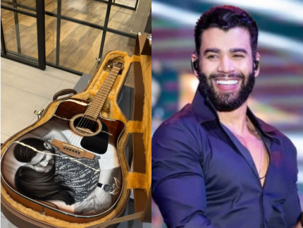Gusttavo Lima recebe homenagem e violão personalizado pelas suas doações ao Rio Grande do Sul 31 Gusttavo Lima recebe homenagem e violão personalizado pelas suas doações ao Rio Grande do Sul