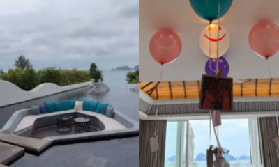 Larissa Manoela e André Luiz Frambach curtem viagem romântica à Tailândia em suíte de luxo
