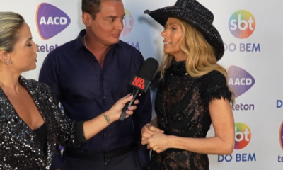 Leo Dias e Adriane Galisteu falam sobre amizade de longa data em reencontro no Teleton