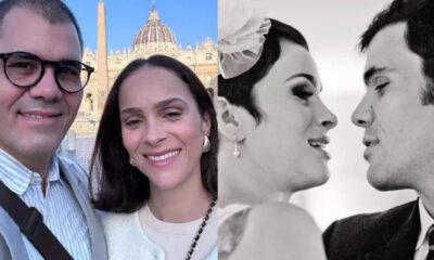 Leticia e Juliano Cazarre comemoram 13 anos juntos e abrem