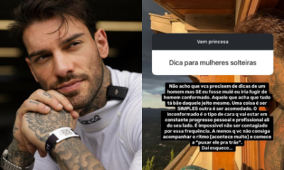 Lucas Lucco dá dica para mulheres solteiras: “Fujam de homem conformado”