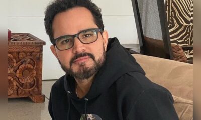 Luciano Camargo da piti apos ser perguntado por seu irmao