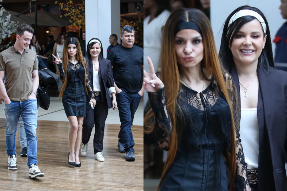 Maiara e Maraisa sao flagradas em shopping e detalhe nao