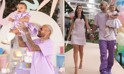 Neymar se irrita com comentario sobre Rafaella Santos na festa