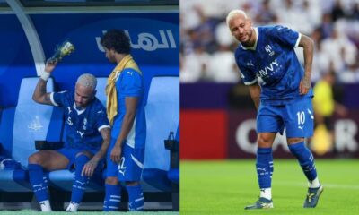 Neymar se lesiona durante jogo do Al Hilal na Champions League