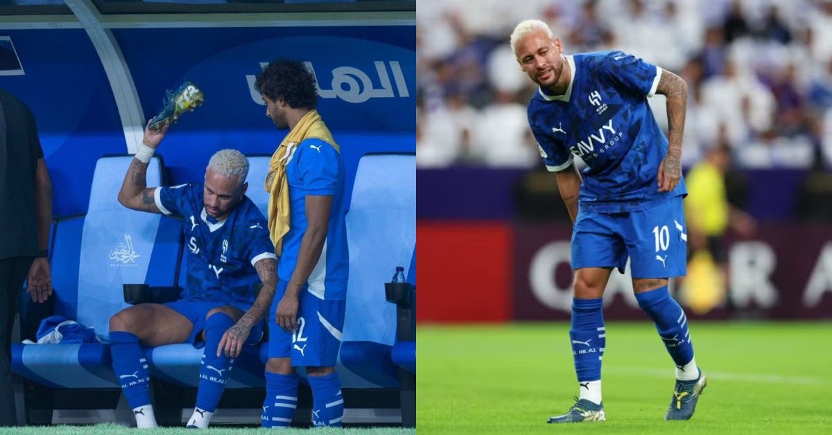 Neymar se lesiona durante jogo do Al Hilal na Champions League