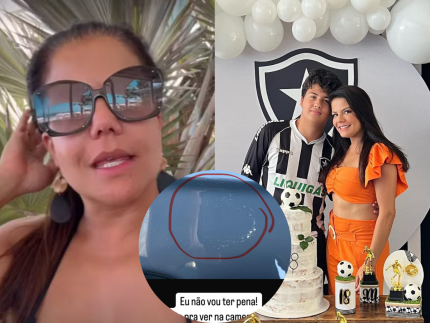 Nivea Stelmann diz que carro da família foi depredado após vitória do Botafogo 31 Nivea Stelmann diz que carro da família foi depredado após vitória do Botafogo