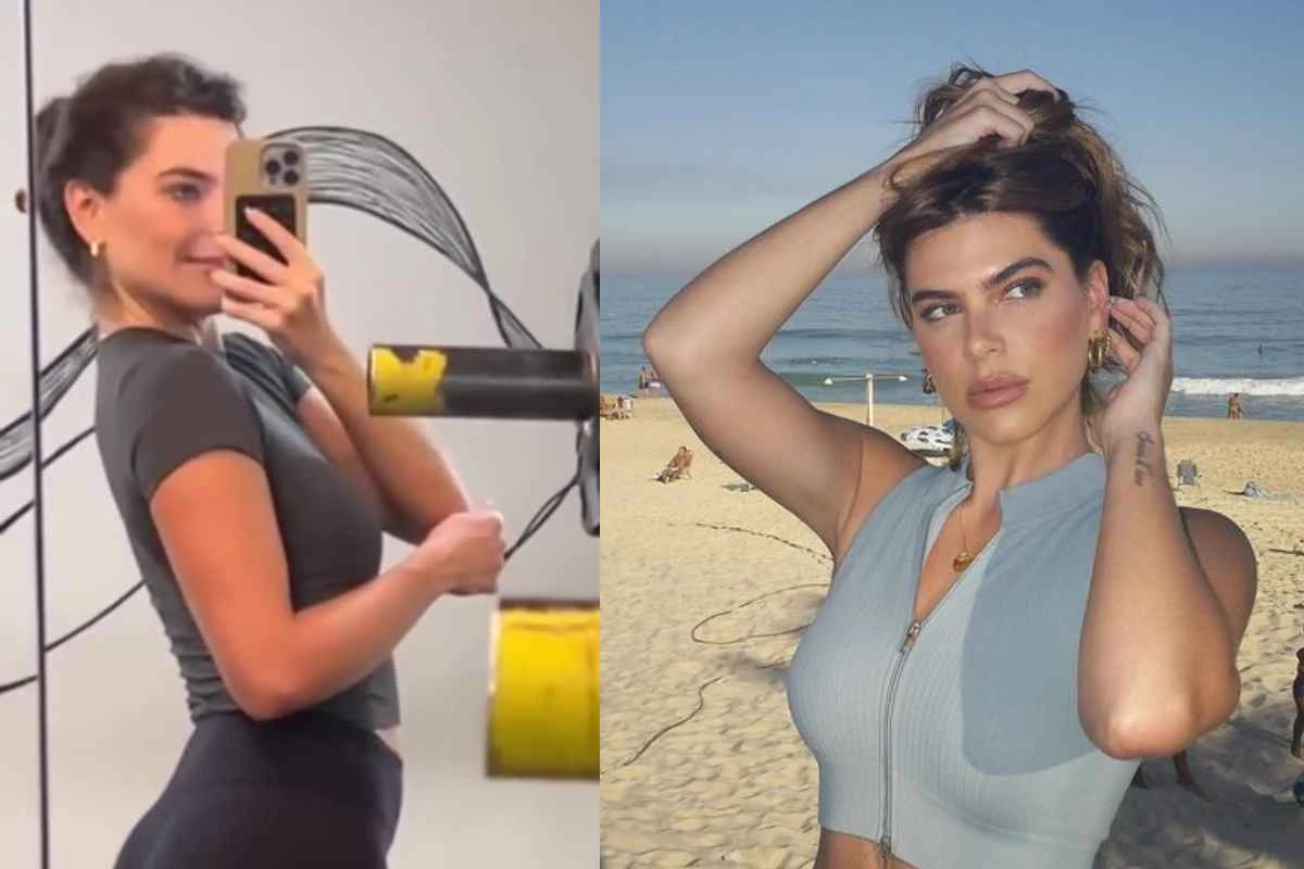 Orgulhosa do resultado da academia, Mariana Goldfarb publica fotos e se autoelogia: ‘Estou com uma bela bunda’ 35 Orgulhosa do resultado da academia Mariana Goldfarb publica fotos e