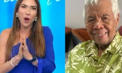 Patricia Abravanel presta homenagem a Roque no Programa Silvio Santos