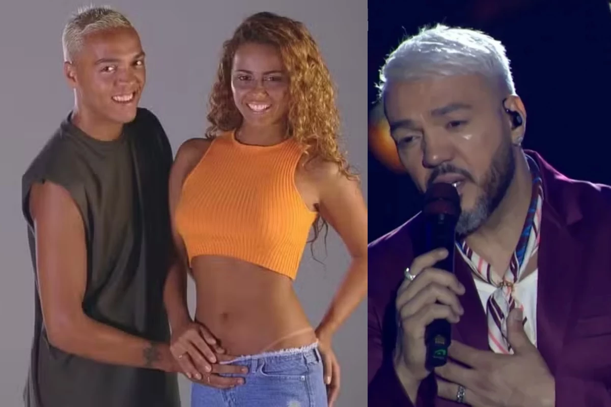 Reação de Belo à surpresa da ex-namorada Viviane Araújo viraliza na internet: ‘No ano que vem, eu vou casar com você’ 31 Reacao de Belo a surpresa da ex namorada Viviane Araujo viraliza