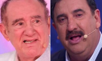 Renato Aragao realiza sonho de Ratinho e deixa o apresentador