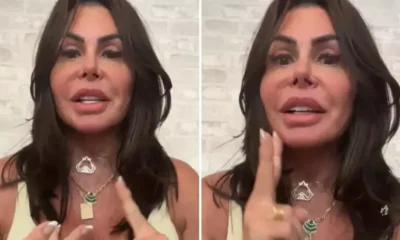Sem freio na lingua Gretchen rompe o silencio e