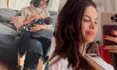 Sthefany Brito mostra a barriga apos nascimento do cacula e