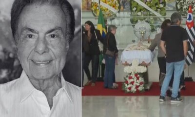 Velorio de Agnaldo Rayol acontece sob forte comocao cantor recebeu