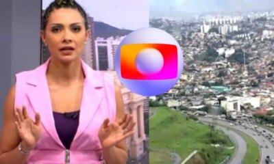 Video Globocop com reporter e atingido por pombo balanca no