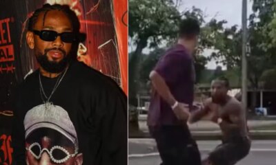Video Nego do Borel e contido por policiais em briga