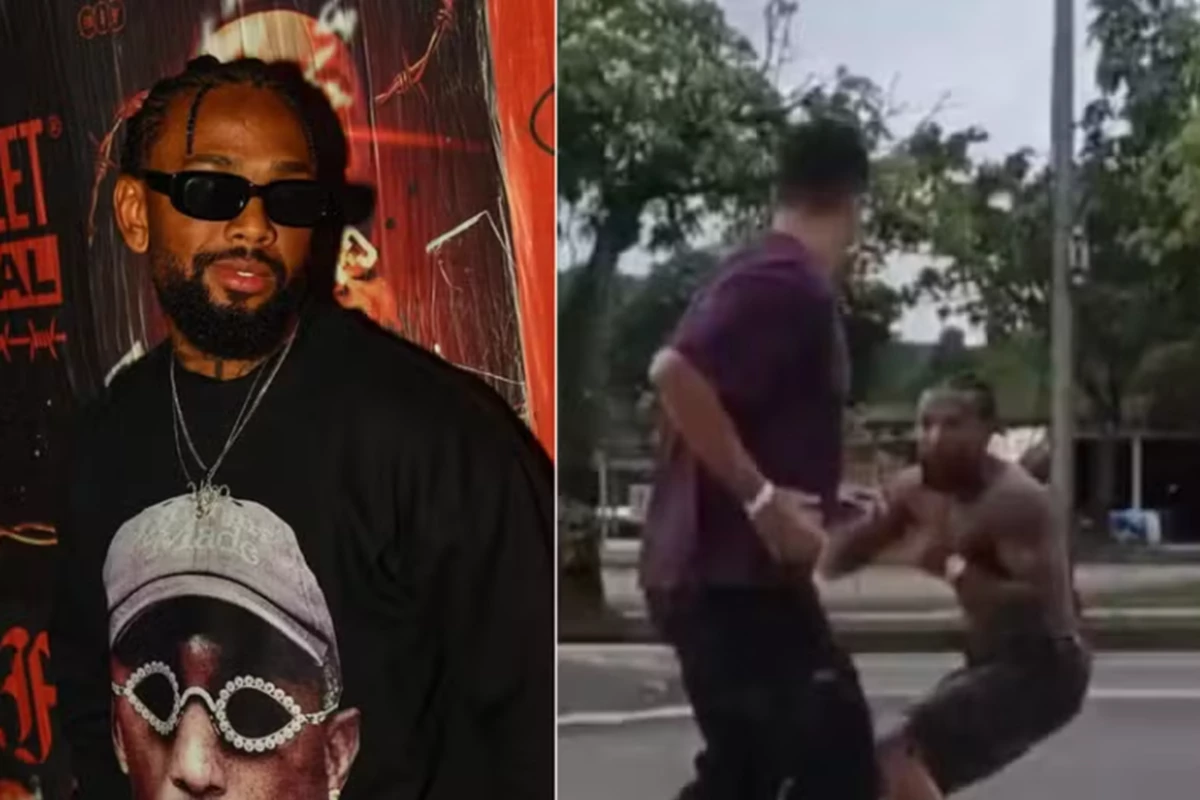 Vídeo: Nego do Borel é contido por policiais em briga na rua e desabafa: ‘chega de apanhar e ficar calado’ 31 Video Nego do Borel e contido por policiais em briga