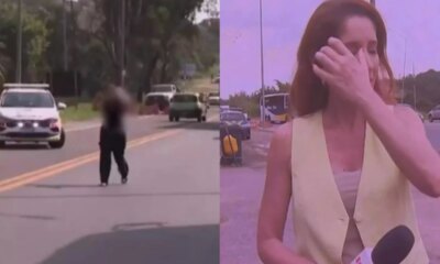 Video – reporter da Globo vai aos prantos apos relatar