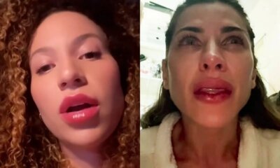 Virou caso de policia cantora Ananda deixa a delegacia apos