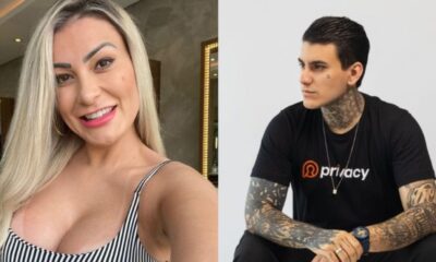Andressa Urach opina sobre decisao do filho em gravar conteudo
