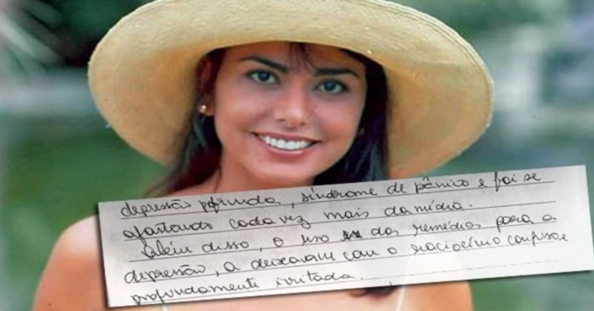 Antes de morrer, atriz da Globo deixou carta de despedida: 'Não chorem, não sofram' 31 Antes de morrer atriz da Globo deixou carta de despedida