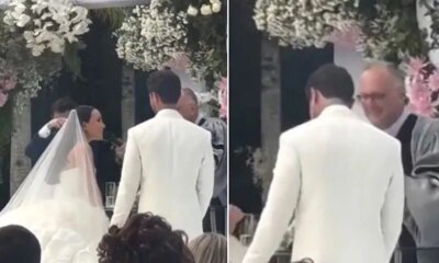 Ao casar Larissa Manoela e Andre Luiz padre nao se