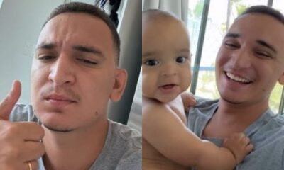 Ary Mirelle acorda indisposta e João Gomes toma conta do filho