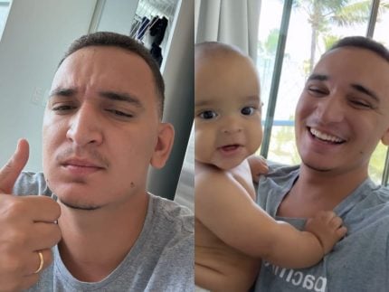 Ary Mirelle acorda indisposta e João Gomes toma conta do filho 31 Ary Mirelle acorda indisposta e João Gomes toma conta do filho
