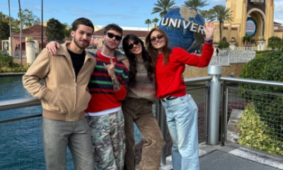 Bruna Marquezine Joao Guilherme Sasha e Joao Lucas curtem parques