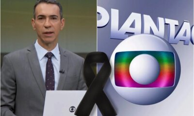 Cesar Tralli entra ao vivo na Globo com triste noticia