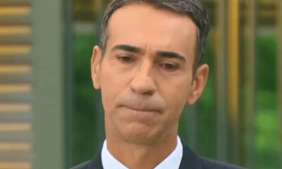 Cesar Tralli nao contem a emocao em desabafo comovente ao