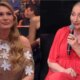 Climao nos bastidores do Domingao Sonia Abrao e Livia Andrade