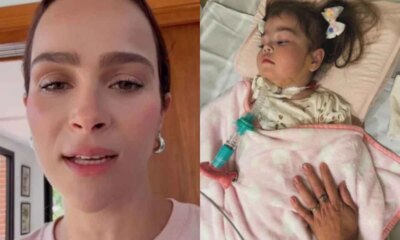 Com Guilhermina internada Leticia Cazarre atualiza quadro de saude da