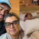 Com a mae internada na UTI apos cirurgia delicada filho