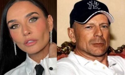 Coube a Demi Moore dar noticia sobre o estado de