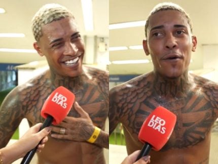 De pé quebrado, Poze do Rodo faz gol no Jogo das Estrelas e dedica a Vivi 31 De pe quebrado Poze do Rodo faz gol no Jogo