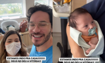 Eliezer comemora alta do filho Ravi após quase um mês internado: “felicidade”