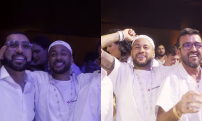 Em nova fase Neymar vai a pagode em Sao Paulo