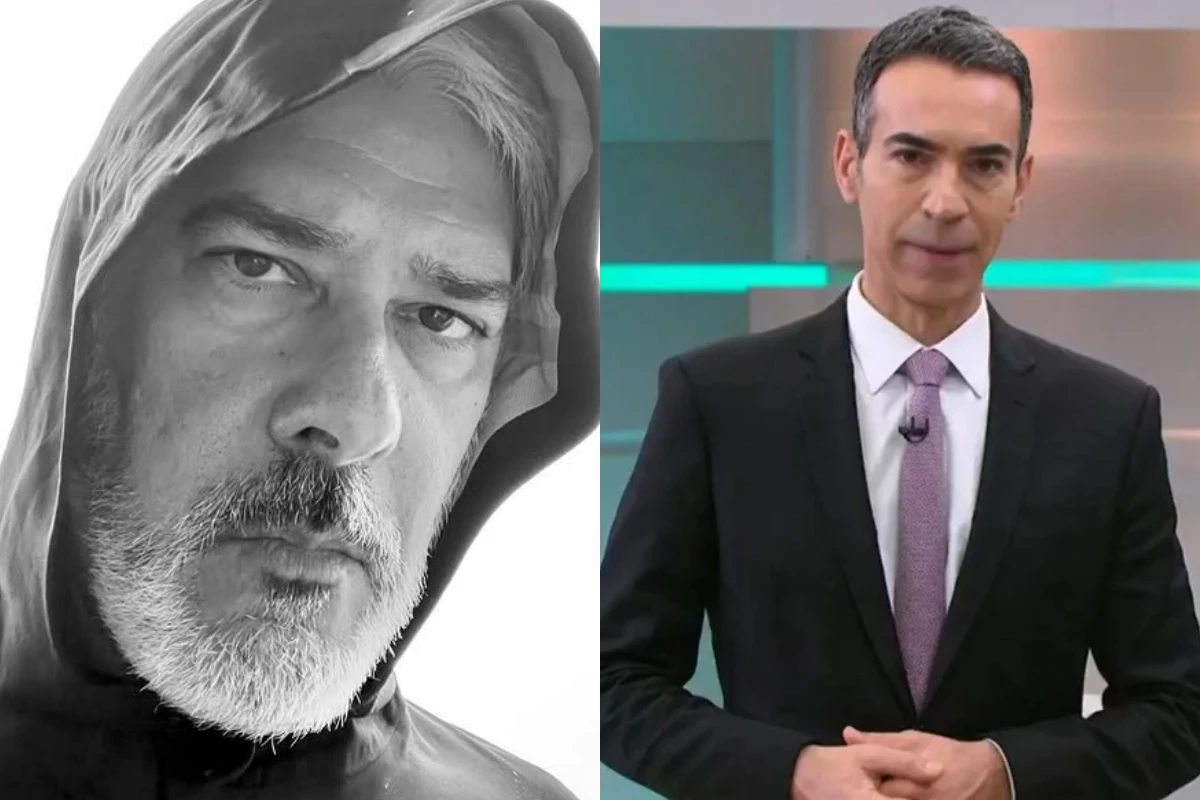 Essa foi a reação de César Tralli ao receber a notícia do acidente de William Bonner; ele deve substituí-lo no Jornal Nacional 35 Essa foi a reacao de Cesar Tralli ao receber a