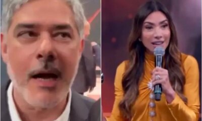 Esta foi a atitude de William Bonner com Patricia Abravanel