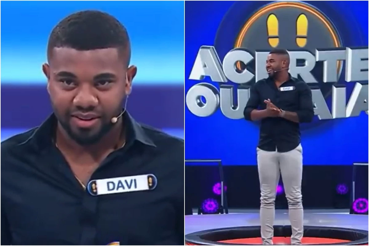 Esta foi a pergunta que Davi errou na primeira rodada do Acerte ou Caia; como resultado, ele caiu 31 Esta foi a pergunta que Davi errou na primeira rodada