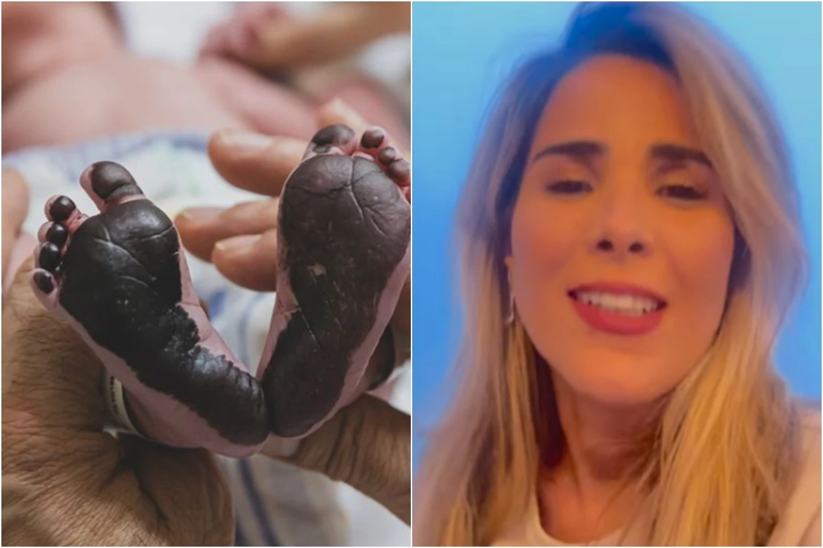 Esta foi a reação de Wanessa momentos antes do nascimento da irmã Clara 33 Esta foi a reacao de Wanessa momentos antes do nascimento