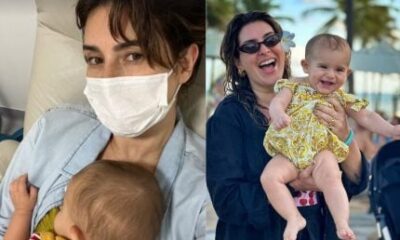 Fernanda Paes Leme revela que filha de 8 meses passou