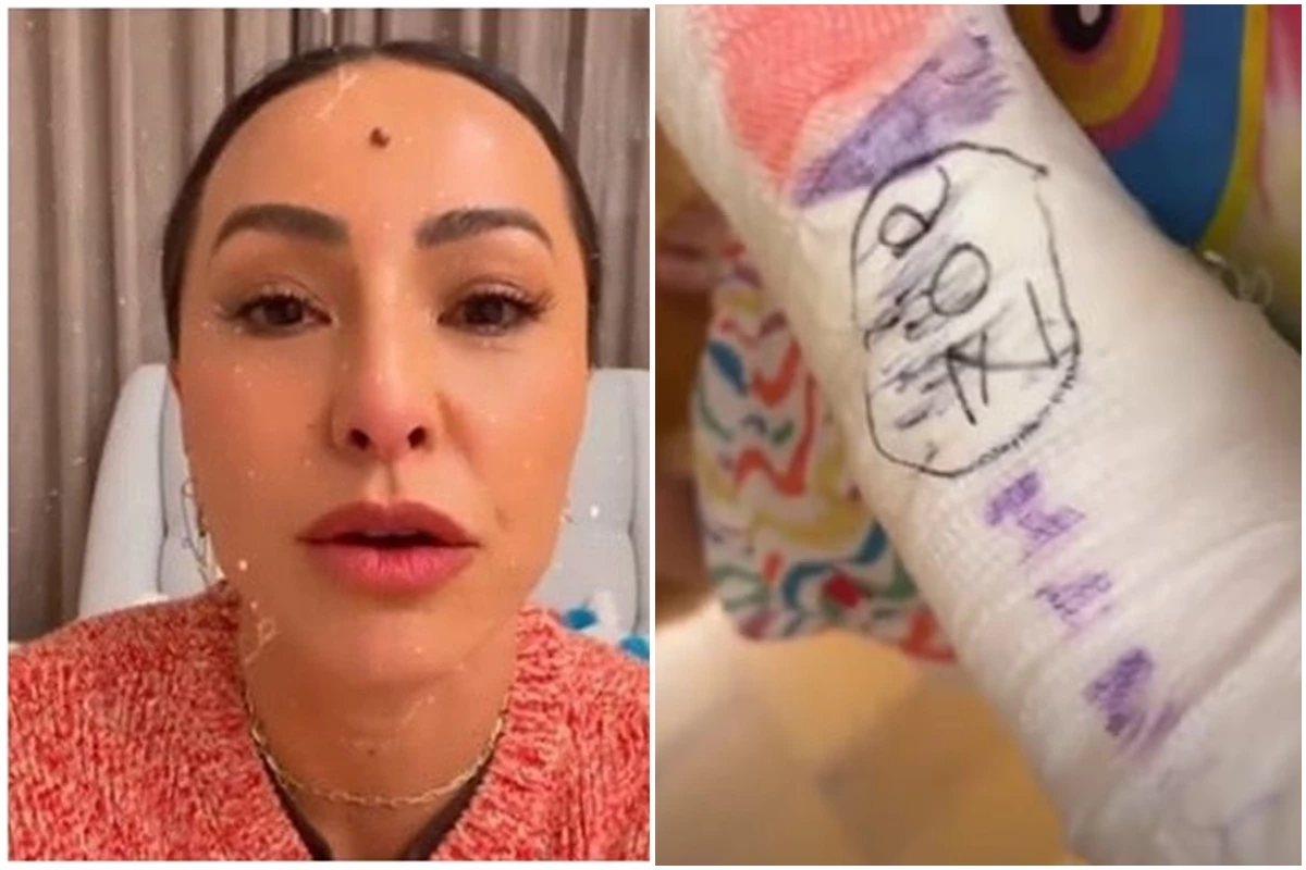 Filha de Sabrina Sato quebrou o braco enquanto brincava com