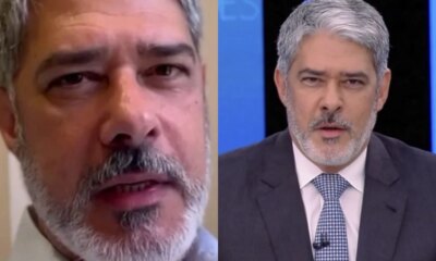 Globo afasta William Bonner do Jornal Nacional as pressas apos