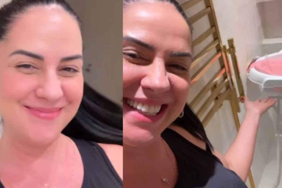 Graciele Lacerda revela detalhes luxuosos do quarto de Clara, sua primeira filha com Zezé: ‘Amei isso daqui’ 35 Graciele Lacerda revela detalhes luxuosos do quarto de Clara sua