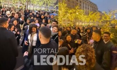 Internacional Carlinhos Maia causa aglomeracao nas ruas de Paris com