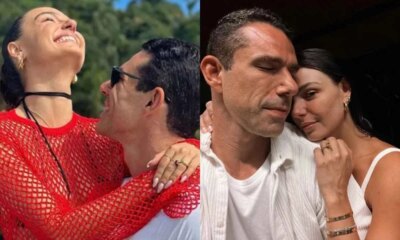 Isis Valverde e Marcus Buaiz oficializam uniao com cerimonia intimista