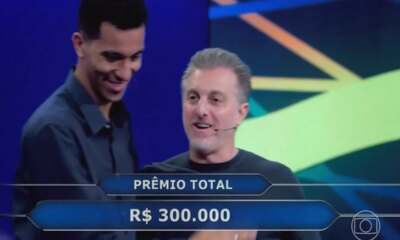 Jovem fatura bolada no Quem Quer Ser Um Milionario e