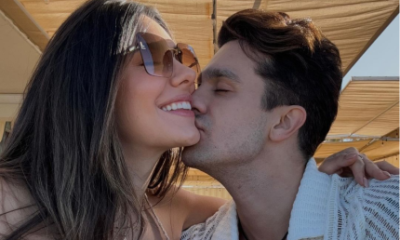 Luan Santana viaja as pressas e chega a tempo para